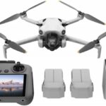 DJI Mini 4 Pro Fly More Combo Plus (DJI RC 2), Folding Mini-Drone 4K HDR Camera, 2 Extra Intelligent Batteries Plus for 45-Min Flight Time, MOIAT Certified - UAE Version | Global Value Items